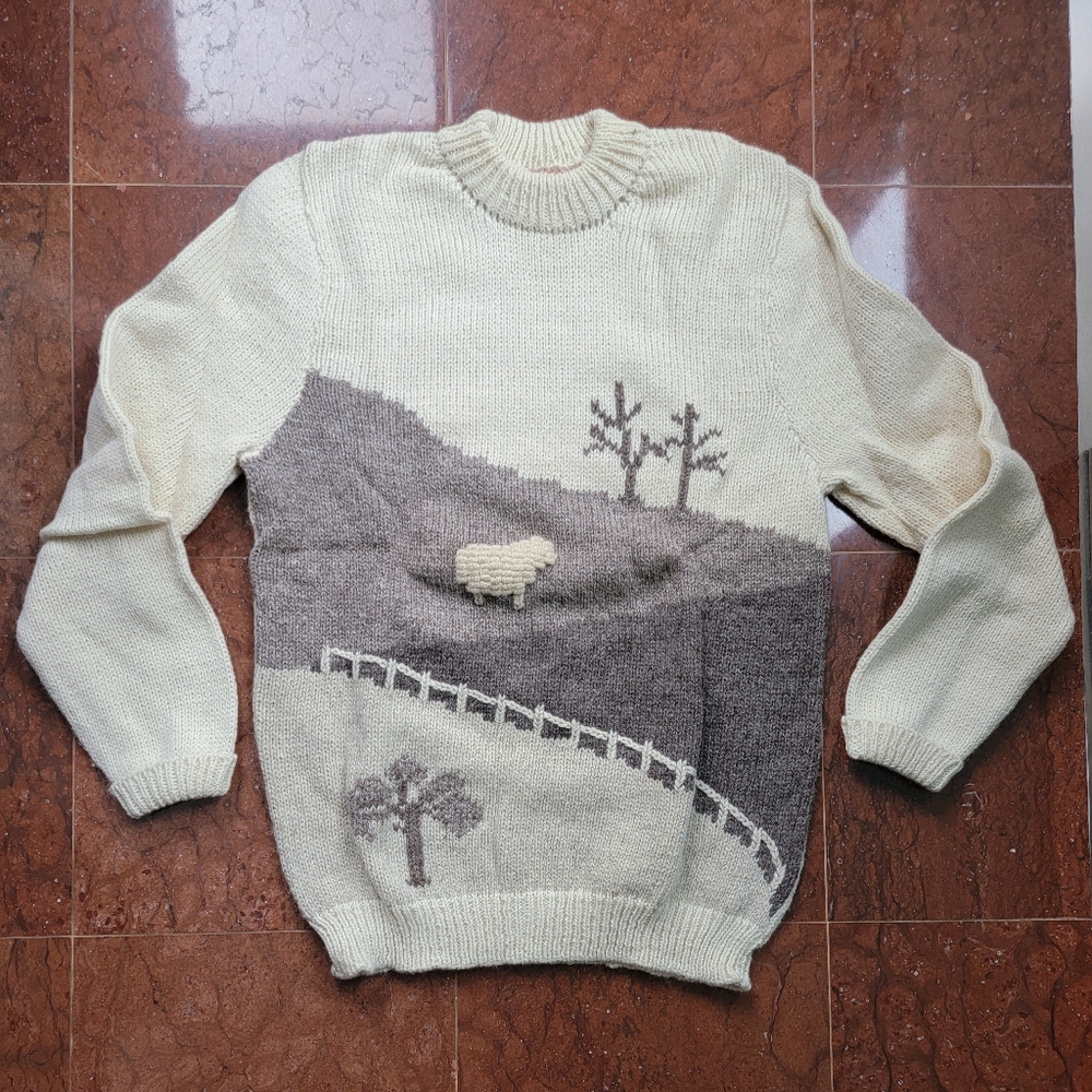 Vintage Rapaki Mahana New Zealand Wool Sweater